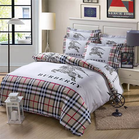 burberry comforter set queen|Burberry sheet set saks.